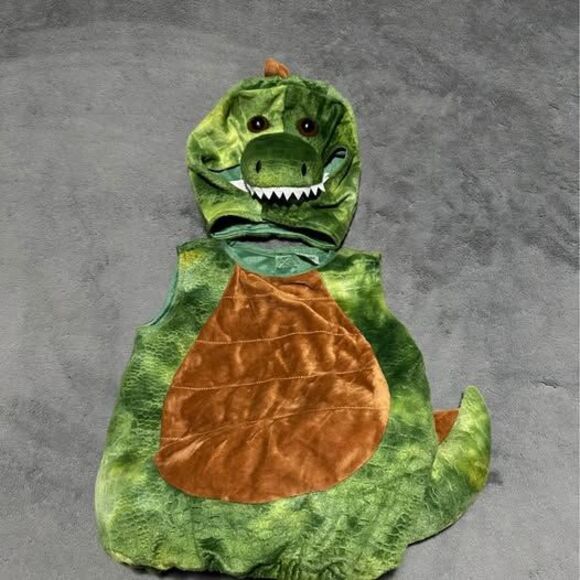Baby Plush Dino Halloween Costume (Size: 6-12 Months) - Picture 2 of 7